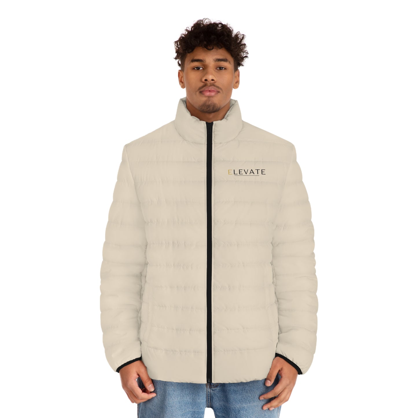 ELEVATE - Beige Puffer Jacket