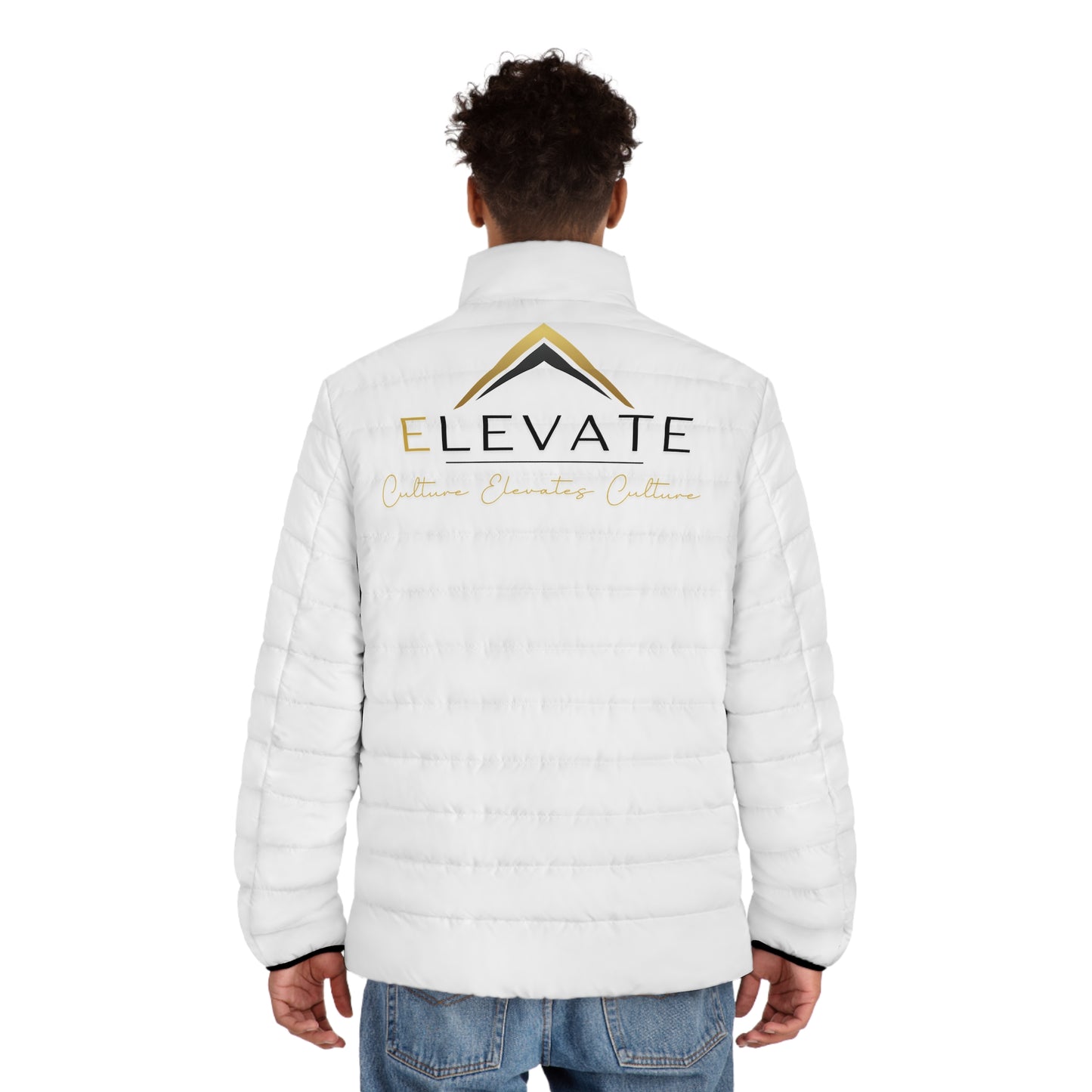 ELEVATE - White Puffer Jacket