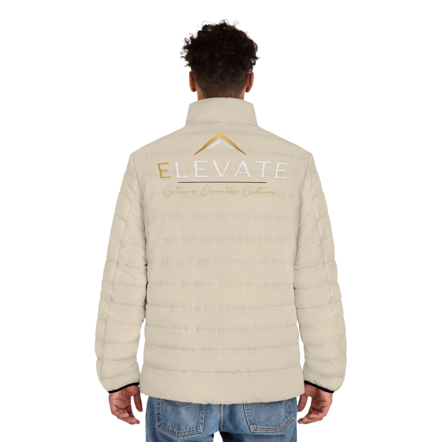 ELEVATE - Beige Puffer Jacket