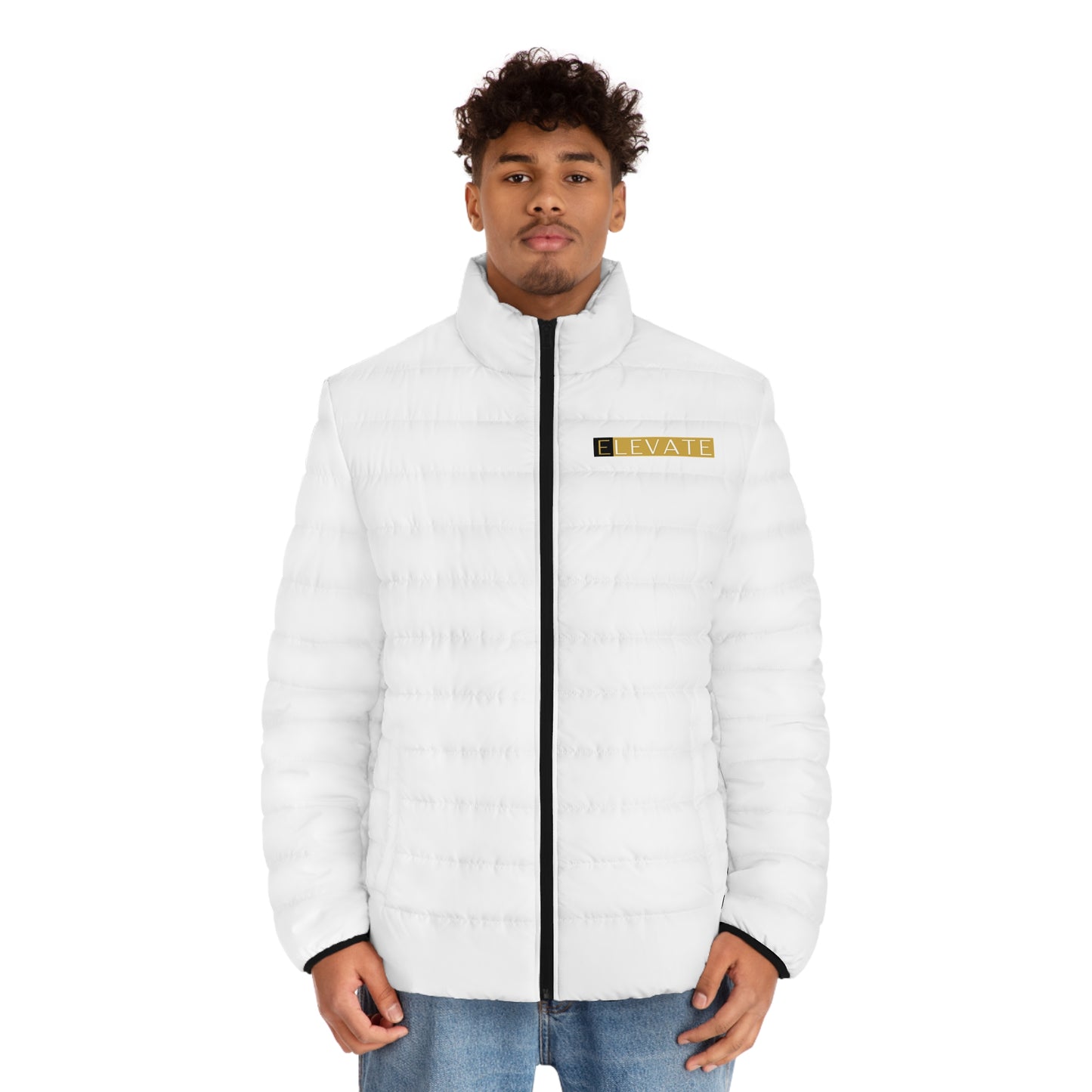 ELEVATE - White Puffer Jacket